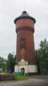 An old brick water tower